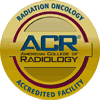 Logo: Radiation Oncology Accredited Facility (by the American College of Radiology)
