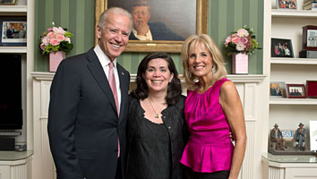 Vice President Biden, Dr. Constanza Cocilovo, Dr. Jill Biden