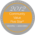 logo: 2012 Community Value Five-Star Award