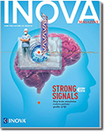 Inova Magazine cover featuring Deep Brain Stimulation patient stories
