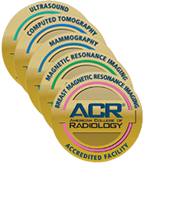 ACR Accreditation Seals for Inova Fair Oaks Hospital