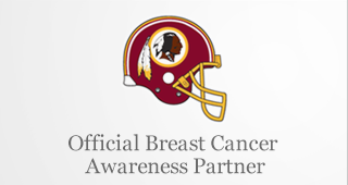 Official Breast Cancer Awareness Partner of the Washington Redskins