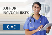 Inova nurse-Donate button